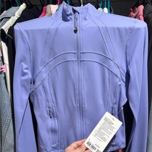 Lululemon cropped define jacket NWT dusty lilac